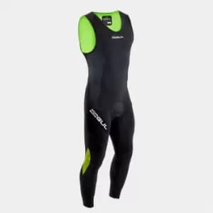 Gul Code Zero 3/2mm BLindstitched LongJohn - Black