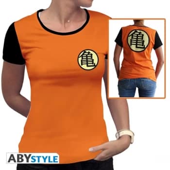 Dragon Ball - Kame Symbol Womens Large T-Shirt - Orange