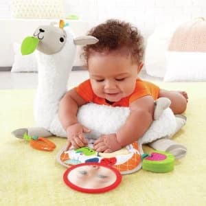 Fisher-Price Grow-with-Me Tummy Time Llama