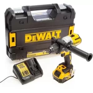 DCD996P1 18V xr Brushless Combi Drill (1 x 5.0Ah Battery) in TStak Case DCD996P1-GB - Dewalt