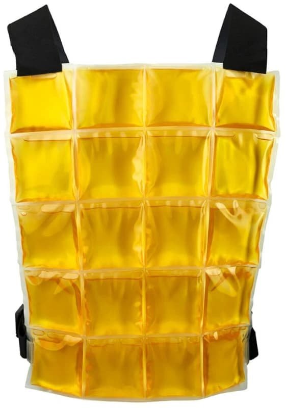 Inuteq Biobased PCM Coolover 21℃ cooling Vest, yellow for Men
