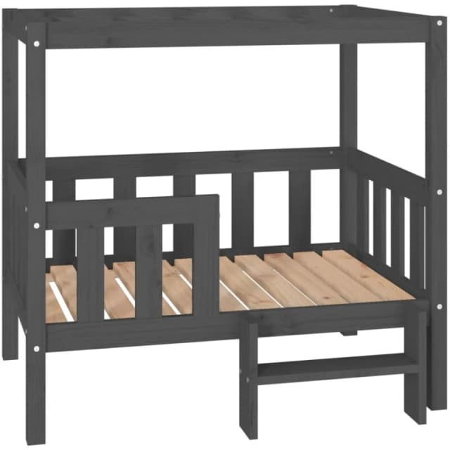 VIDAXL Vidaxl - Dog Bed Grey 95.5x73.5x90cm Solid Wood Pine 822384