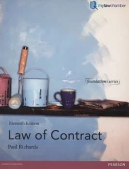 Law of Contract by Paul Richards Book