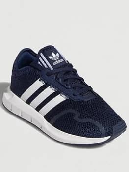 adidas Originals Swift Run X Childrens - Navy White, Navy/White, Size 11