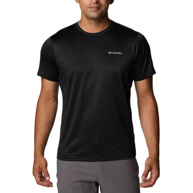 Columbia Tech Trail Performance T-Shirt Mens Black male Medium
