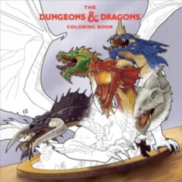 The Dungeons & Dragons Coloring Book : 80 Adventurous Line Drawings Paperback / softback