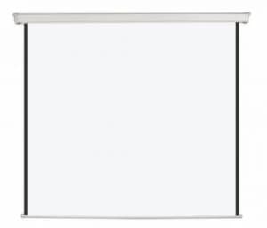 Bi-Office Wall Screen Black Border White Housing 244x244