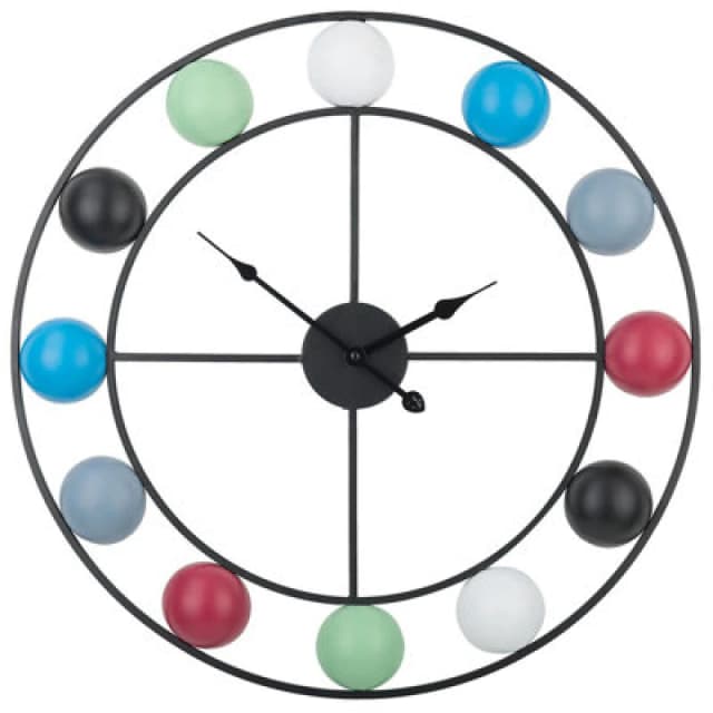 Beliani Wall Clock Reiden 56cm Metal Multicolour