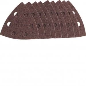 Draper Hook and Loop Triangular Delta Sanding Sheets 93mm x 93mm 80g Pack of 10