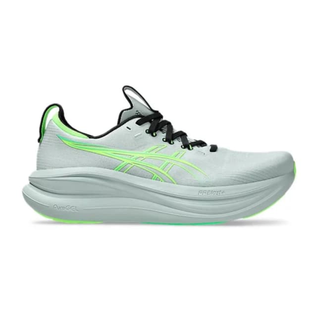 Asics Gel-Nimbus 28 Gray Green SS26 Shoes, Size 44,5 - EUR