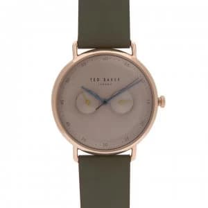 Ted Baker Khaki Watch - Rose gold