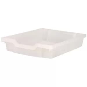 Gratnells Shallow Education Storage Tray 312 x 427 x 75mm Translucent