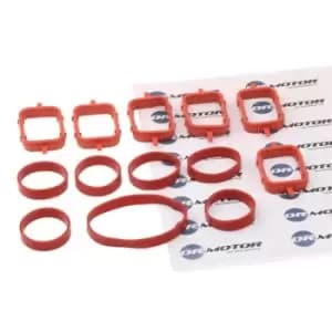 DR.MOTOR AUTOMOTIVE Gasket Set, intake manifold DRM0110SL BMW,OPEL,LAND ROVER,3 Touring (E91),3 Limousine (E46),3 Limousine (E90),5 Limousine (E60)
