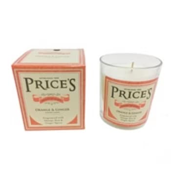 Prices Candles Heritage Jar Orange & Ginger Scented Candle 300g