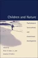 children and nature psychological sociocultural and evolutionary investigat