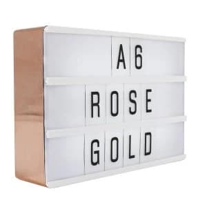 Locomocean A6 LED Cinematic Light Box with 82 Coloured Letters and 10 Emojis