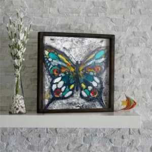 KZM474 Multicolor Decorative Framed MDF Painting