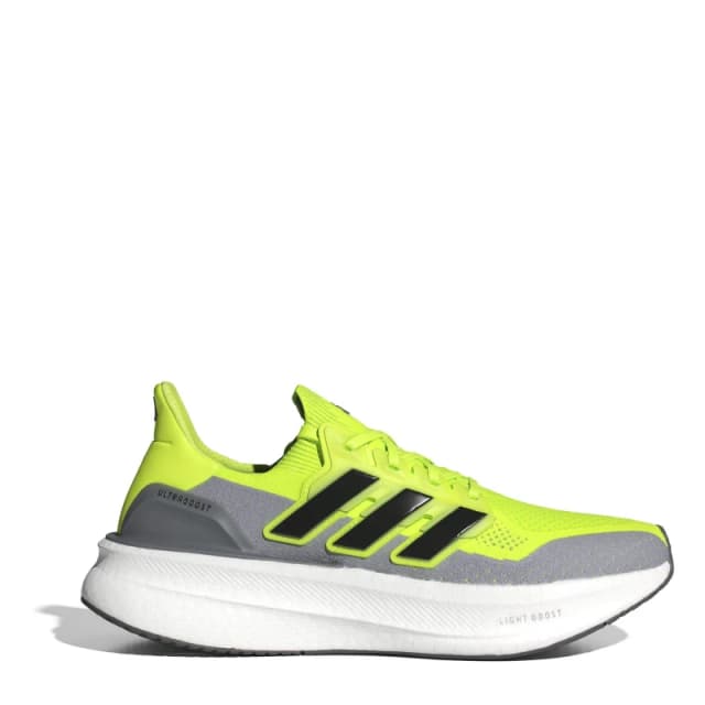 adidas Mens Running Ultraboost 5 Trainers - Green, Lucid Lemon/Core Black, Size 8, Men Lucid Lemon/Core Black W2FX6 Male 8