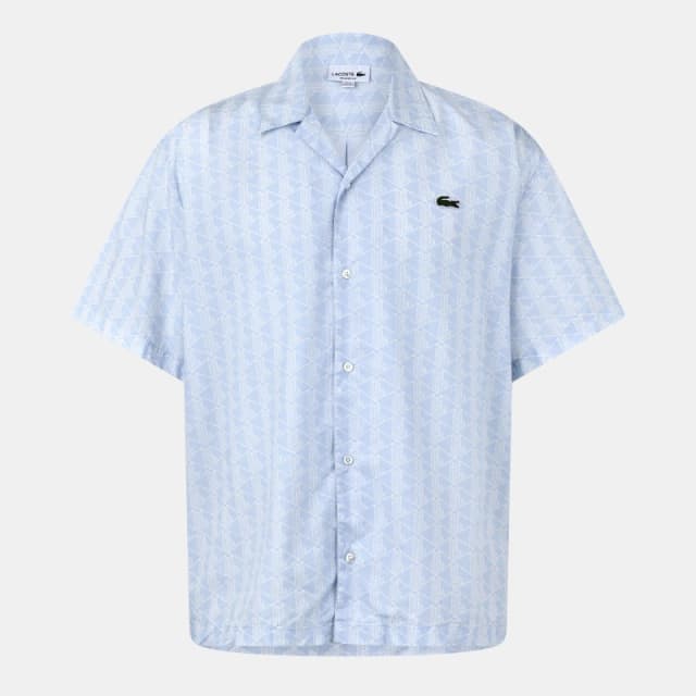 Lacoste Mono Shirt Blue/Flour male S 38