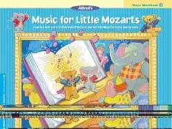 music for little mozarts music workbook bk 3 coloring and ear training acti
