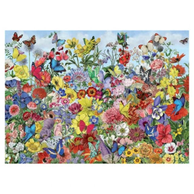 Cheatwell Games Butterfly Garden Jigsaw Puzzle 1000 Pieces Multi