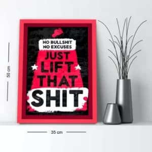 3550AHS-055 Multicolor Decorative Framed MDF Painting