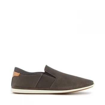 Dune 'Blinks' Perforated Slip On Shoes - 6 - dark