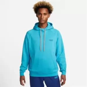 Nike Mens Pullover Basketball Hoodie - Blue