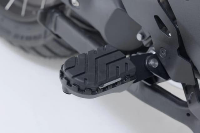 SW-Motech ION footrest kit - Silver. Yamaha Tenere 700 models (19-).
