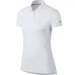 Nike Womens/Ladies Dry Fit Polo Shirt (L) (White)