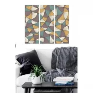 MDF89466948 Multicolor Decorative MDF Painting (3 Pieces)