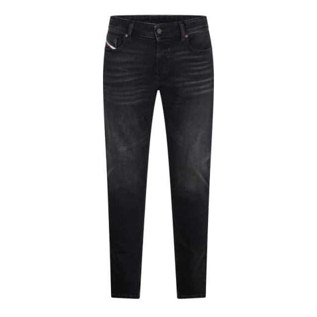 Diesel Mens Straight Leg Jeans Blk Gry Denim male 31W R