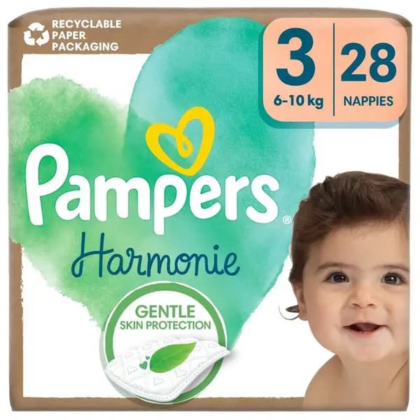 Pampers Harmonie Size 3 28 Nappies
