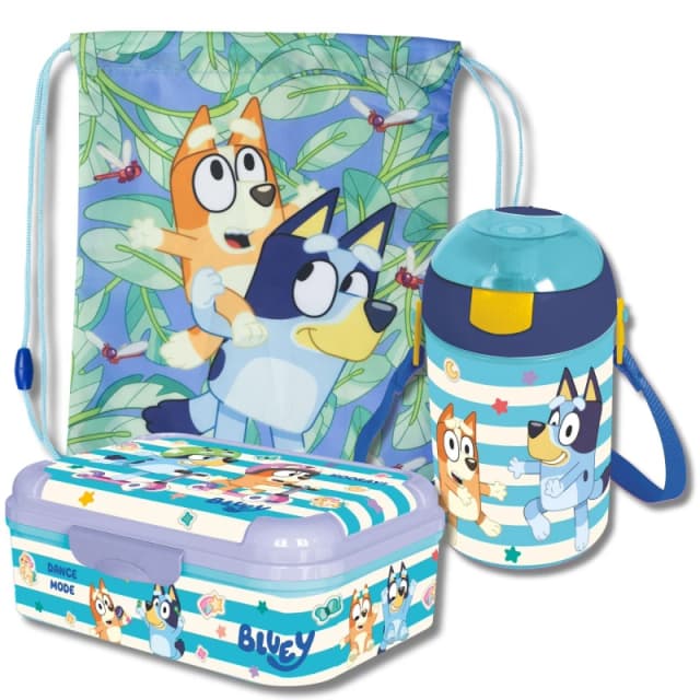 Bluey Packed Lunch Set, Multi 97239