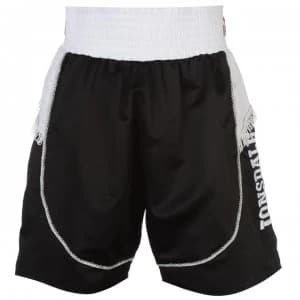 Lonsdale Pro Fight Boxing Short Mens - Black/White