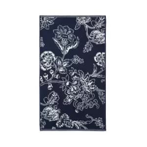 Joules Indienne Floral Bath Mat, Navy