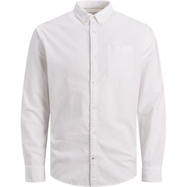 Jack & Jones White / White Slim Fit Casual Shirt White Male S 200932UK