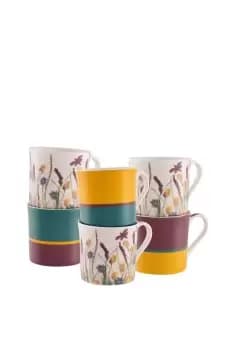 'Dreamy' Meadow 6 Piece Mug Set