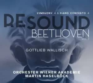 Resound Beethoven Symphony 4 & Piano Concerto 4 - Volume 7 by Ludwig van Beethoven CD Album