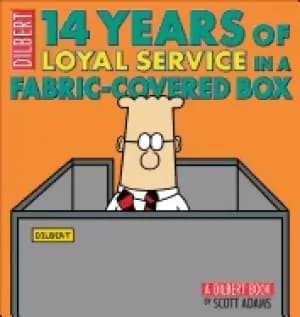 14 years of loyal service in a fabric covered box a dilbert book