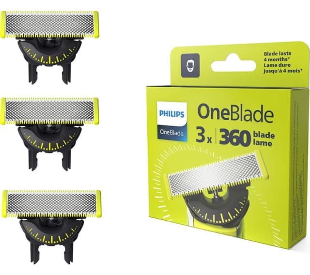Philips Oneblade 3 Pack Of 360 Blades 113794708