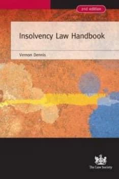 Insolvency Law Handbook by Vernon Dennis Paperback