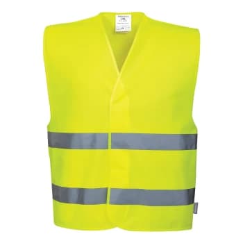 Portwest Two Band Class 2 Hi Vis Waistcoat Yellow 2XL / 3XL
