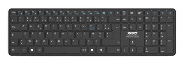 PORT DESIGNS Port Designs 900903-R-UK keyboard Home Bluetooth QWERTY UK English Black 900903-R-UK