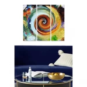 MDF293906417 Multicolor Decorative MDF Painting (3 Pieces)