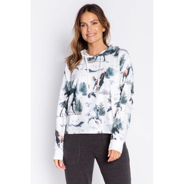 PJ Salvage pullover hoodie Off-White female 8 (XS)