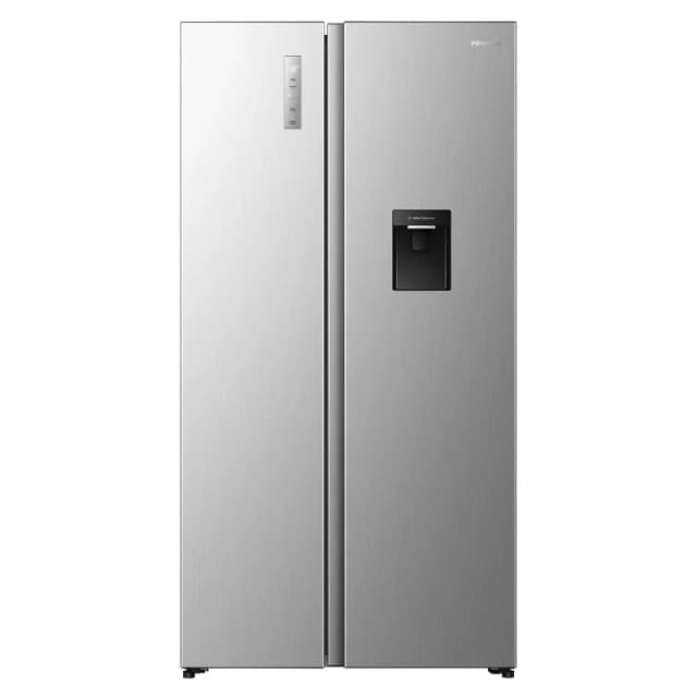 Hisense PureFlat 541 Litre Side-by-Side American Fridge Freezer - Silver RS3P558NMID Silver