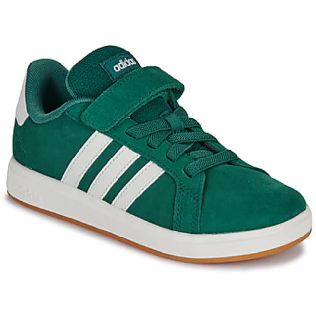 adidas GRAND COURT 00s EL C boys's Children's Shoes (Trainers) in Green