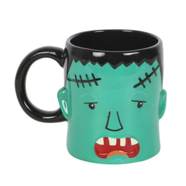 Something Different Something Different Head Frankenstein 450ml Mug in Black One Size Unisex 5063750807416