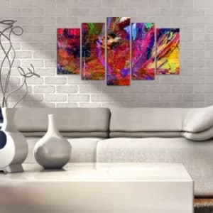 5ABSMDF-65 Multicolor Decorative MDF Painting (5 Pieces)